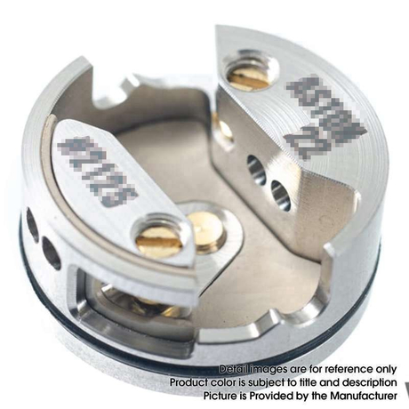 5AVape Aston Style RDA BF Squonk Rebuildable Dripping Vape Atomizer 316 Stainless Steel, 22mm Diameter