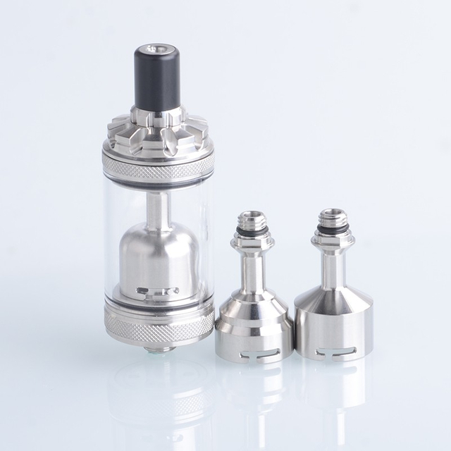 Coppervape Millennium Style RTA V1.1 Rebuildable Tank Vape Atomizer 316SS + Glass, 4.0ml, 22mm Diameter