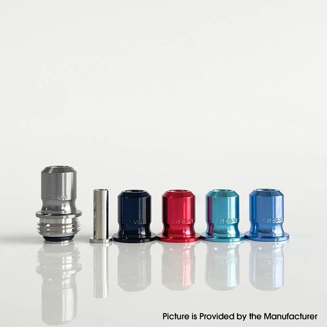 Rekavape Mission Boro Tips V2 ARC Style Drip Tip Set for BB / Billet Boro Mod 