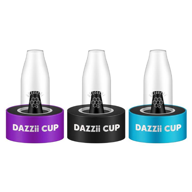 Authentic DAZZLEAF DAZZii CUP Dab Rig Water Pipe Vaporizer Kit 1600mAh 