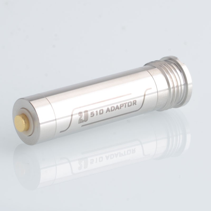 Authentic Ambition Mods 2.0 510 Adapter Connector for BB 60W / 70W / Billet Box Mod Vape Kit Stainless Steel (1 PC)