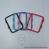 Gasket silikon baru diatur untuk tangki boro 4 pcs persegi + 2 pcs cincin penyegelan bulat