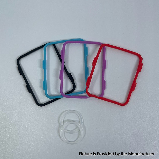 New Silicone Gaskets Set for Boro Tank 4 PCS Square + 2 PCS Round Sealing Ring