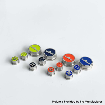 Rekavape Replacement Button Set for BMM.38 Aio Style Mod Monarchy Stars Pattern/Monarchy Pattern (3 PCS)