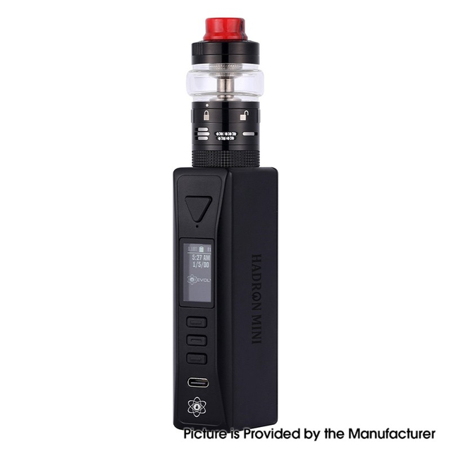 Authentic Steam Crave Hadron Mini DNA100C 100W Box Mod Kit with Supreme V3 RDTA Vape Atomizer 1~100W, 6ml / 7ml