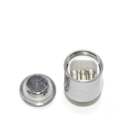 Authentic  Atman Owar Wax Dab Concentrate Vaporizer Pen Triple Quartz Coil Head 2PCS
