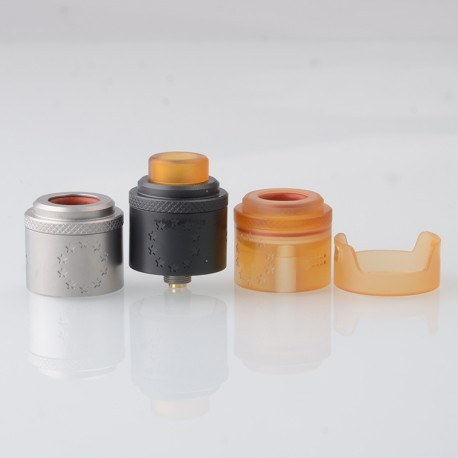 Authentic Timesvape Honor RDA Rebuildable Dripping Vape Atomizer  Stainless Steel + PEI, BF Pin, 24mm