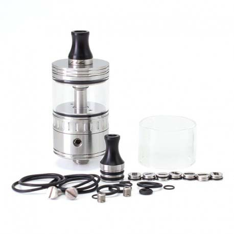 SXK NOLA Style RTA Rebuildable Atomizer - Silver, 3.2ml,8pcs Air Pin 22mm Diameter