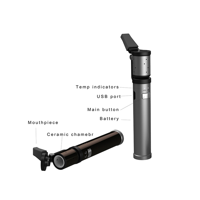 【Upgrade Design】High Quality Ceramic DRP Vaporizer Vape Pen for Dry Herb With Bottom Airflow