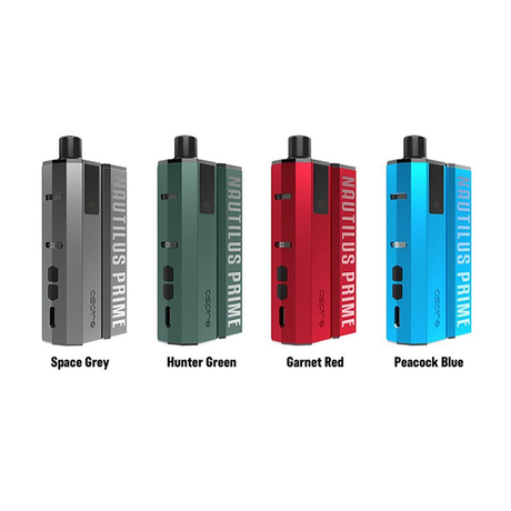 Authentic Aspire Nautilus Prime 60W 2000mAh VW Variable Wattage Pod System Vape Kit 1~60W, 3.4ml, 0.7ohm