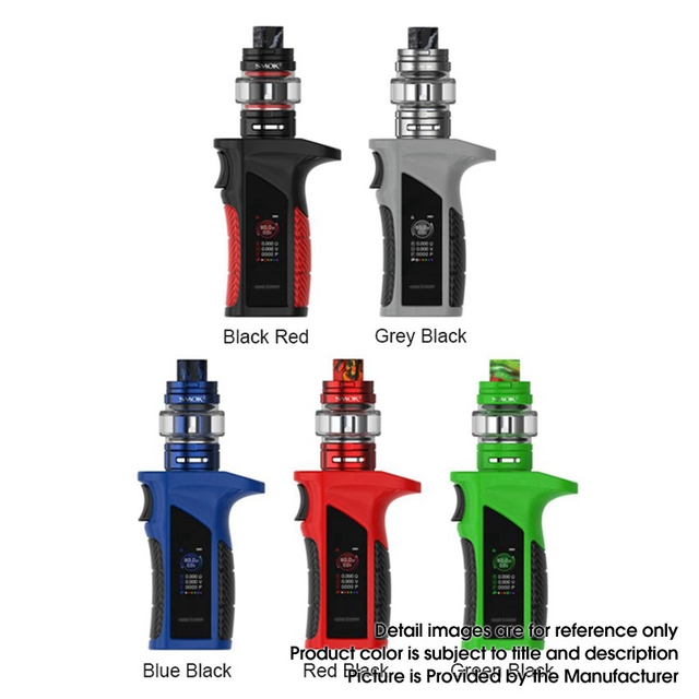 Authentic SMOKTech SMOK Mag P3 Mini 80W 3000mAh VW Box Mod + TF Sub ohm Tank Vape Kit - Black Red, 1~80W, 6.0ml, 0.25ohm