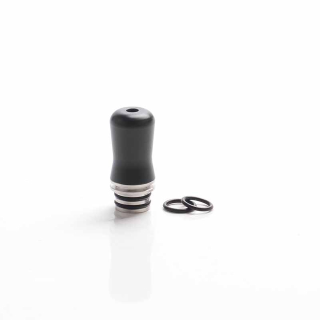 Authentic Auguse Substituição MTL 510 Dica de gotejamento para RDA / RTA / RDTA / sub -ohm tank Vape Atomizador - preto, pom, 24,5mm
