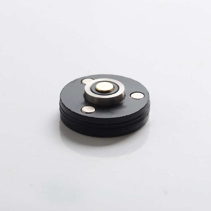 510 Thread Adapter Connector for Voopoo Drag S / Drag X Pod System Vape Kit - Black, Stainless Steel + POM