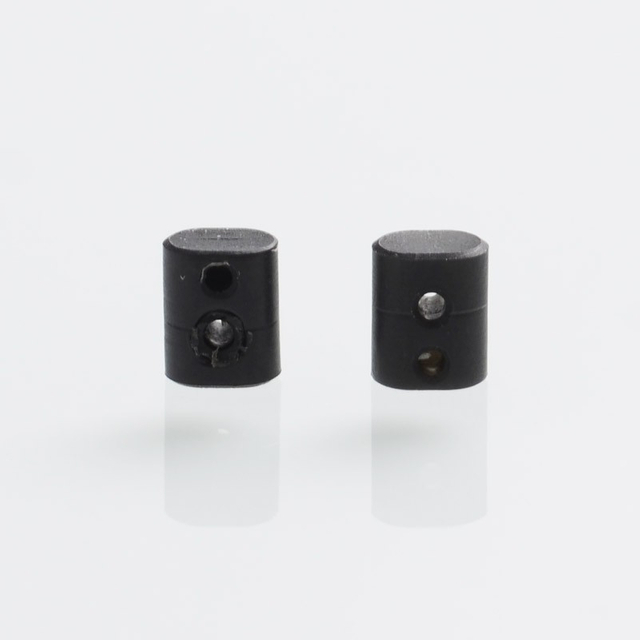 Hussar Project X Style MTL RTA Tight Airflow Pins - Black, PEEK, 0.8mm (2 PCS)