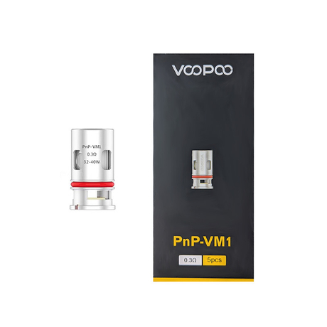 authentic voopoo pnpvm1 dl single mesh coil head for voopoo vinci vinci r vinci x pod kit silver 03ohm 3240w 5pcs 