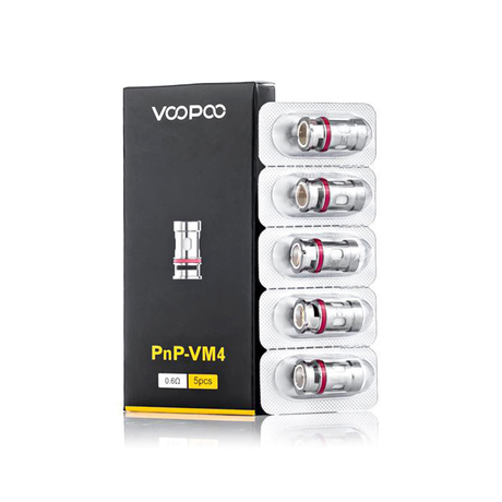 Authentic voopoo pnpvm4 half dlsingle mesh coil for vinci vinci vinci x pod vape kit silver 06ohm 2028w 5pcs 