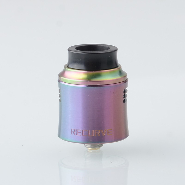 Authentic Wotofo & Mike Vapes Recurve V2 RDA Rebuildable Dripping Atomizer BF Pin Two Airflow Adapter 24.6mm