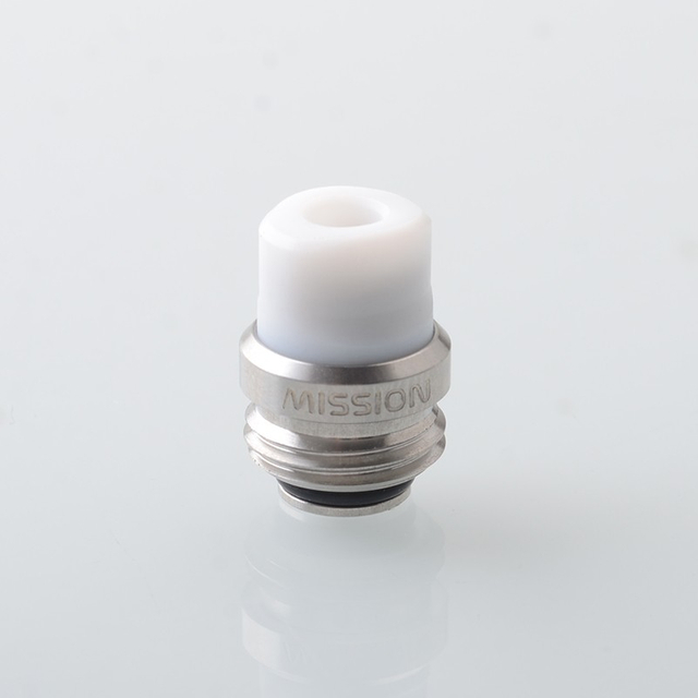 Mission TIPS V2 Style 510 Drip Tip Set – Stainless Steel Compatible with BB/Billet Boro Mod
