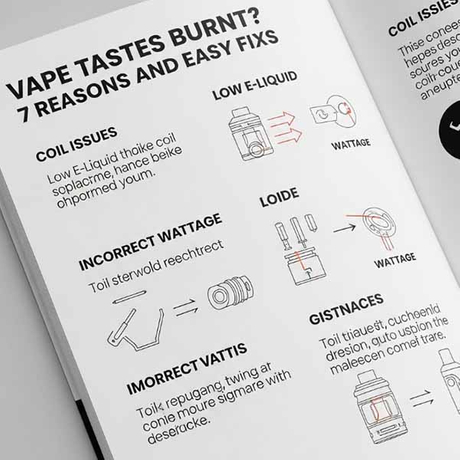 Vape Tastes Burnt? 7 Reasons and Easy Fixes