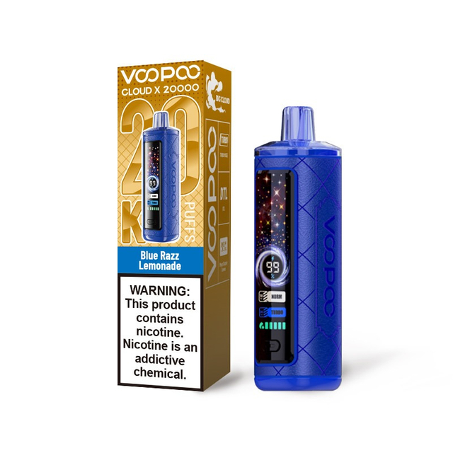 Authentic VOOPOO Cloud X 20000 Disposable Vape Kit – 20K Puffs, 900mAh, 25ml
