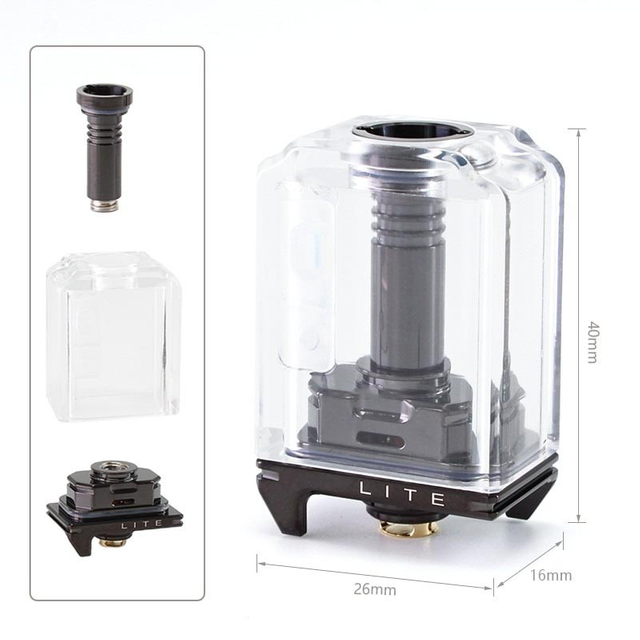 SXK Monarchy iMobb Lite Style Boro RBA – Compatible with BB / Billet Box, 6 Air Pins