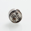 Dvarw Style MTL RTA Atomizer - 316 Stainless Steel, 2ml Capacity, 16mm Diameter, Silver