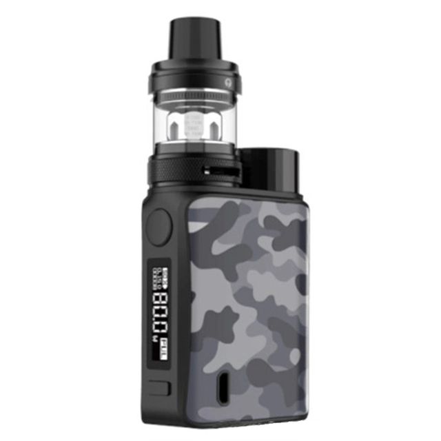 Authentic Vaporesso SWAG II 80W VW Box Mod w/ NRG PE Tank Atomizer Vape Kit - Camo Grey, 5~80W, 1 x 18650, 3.5ml, 0.15 / 0.5ohm