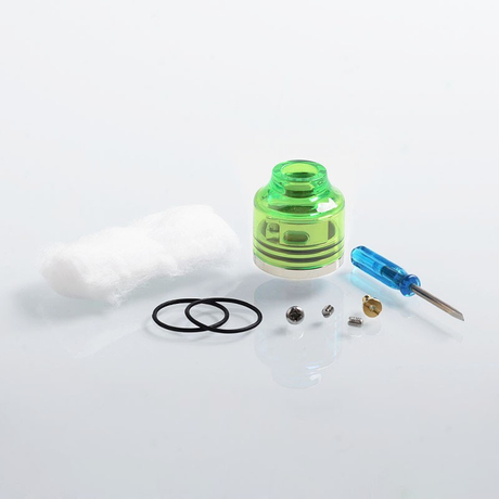 Authentic Oumier Wasp Nano Mini RDA Rebuildable Dripping Atomizer w/ BF Pin, PC + SS, 22mm Diameter