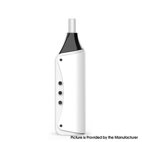 Authentic Hugo Vapor Anix Edge V2 Dry Herb Vaporizer - Rubber White, 2200mAh, 80~220'C / 176'F~428'C