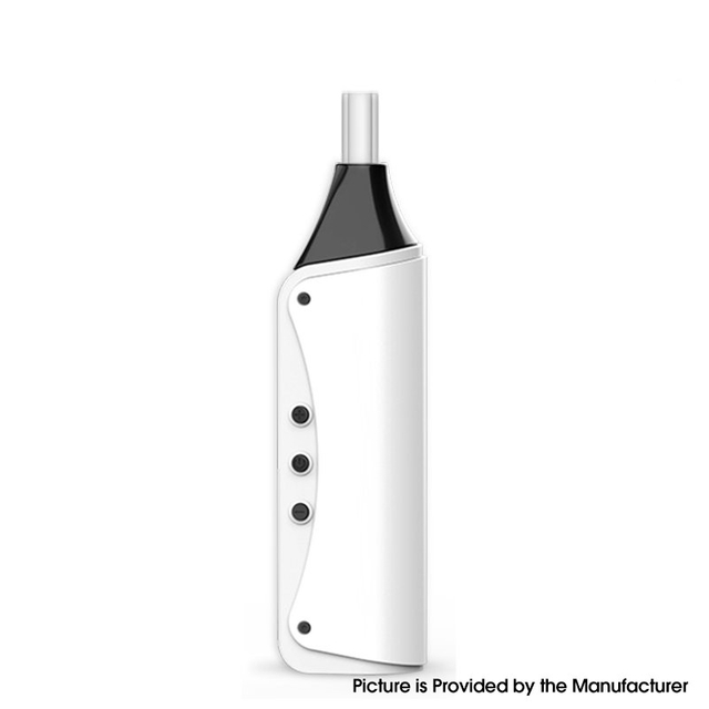 Authentic Hugo Vapor Anix Edge V2 Dry Herb Vaporizer - Rubber White, 2200mAh, 80~220'C / 176'F~428'C