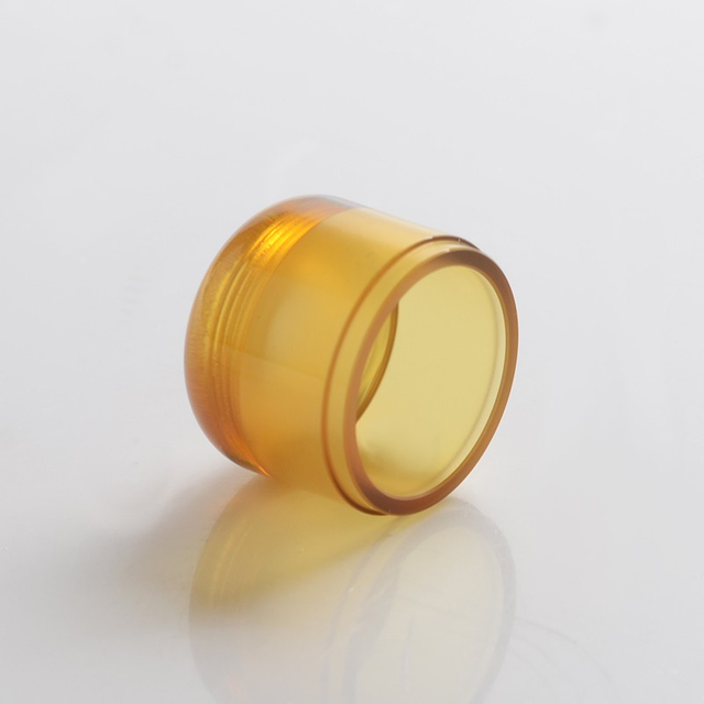 SXK Replacement Top Cap for Flash e-Vapor V4.5S+ RTA Vape Atomizer - Yellow, PEI