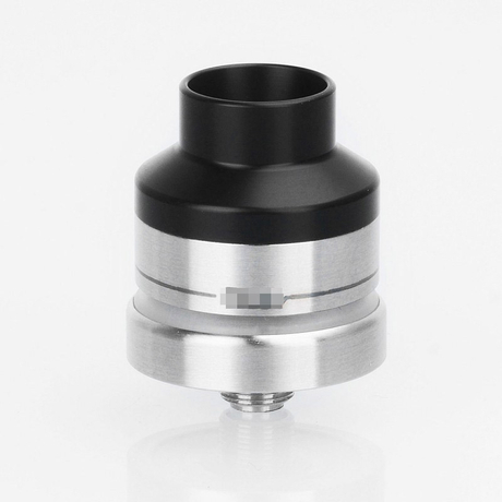 DNV Scar Atty Style RDTA Rebuildable Dripping Tank Vape Atomizer w/ BF Pin - Silver, 316 Stainless Steel, 1.9ml, 22mm Diameter