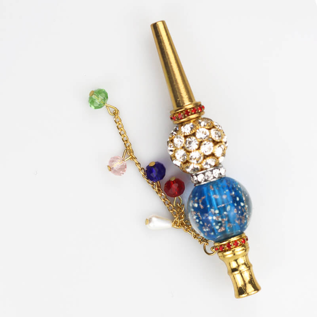 Hookah Mouth Tips, Jewelry Alloy Shiasha Mouthpieces-Starry sky shape