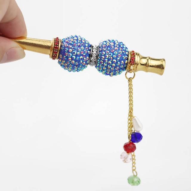 Hookah Mouth Tips, Jewelry Alloy Shiasha Mouthpieces-Lantern shape