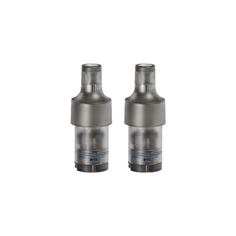 Authentic Acrohm Fush Nano Pod System Vape Kit Replacement Pod Cartridge w/ 1.0ohm Mesh Coil - Black, 1.8ml (2 PCS)