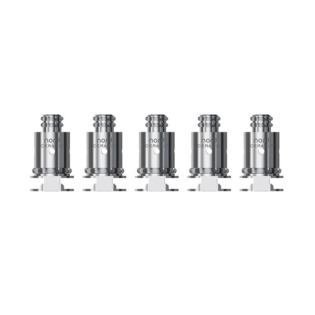 Authentic SMOK Tech SMOK Penggantian Kepala Koil Keramik untuk Kit Sistem Pod Nord / Trinity Alpha Kit - 1.4 OHM (5 PCS)
