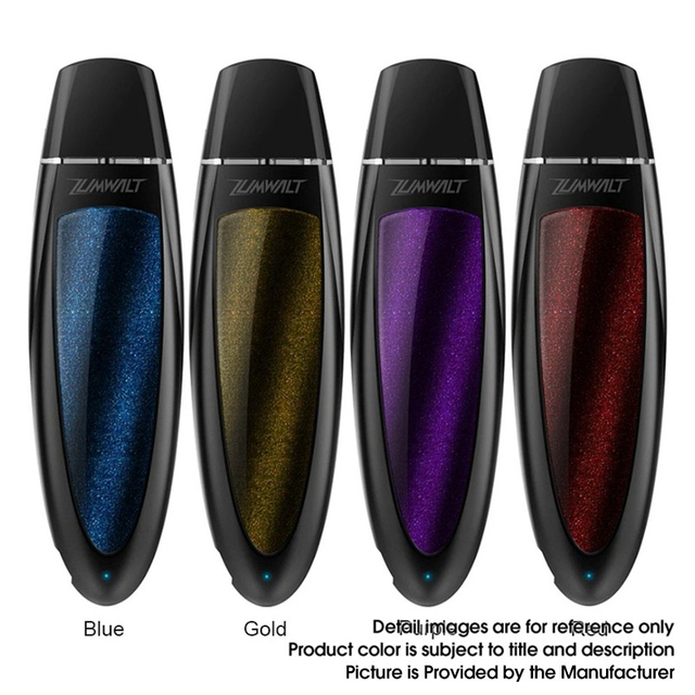 Authentic Uwell Zumwalt 13W 520mAh Pod System Vape Starter Kit - Gold, Zinc Alloy + PCTG + Polycarbonate, 1.6ml, 1.2ohm