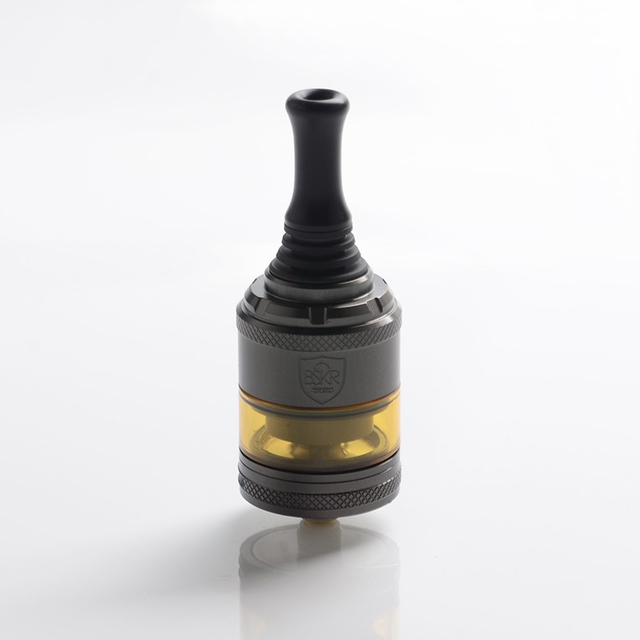 Authentic Vandy Vape Berserker BSKR V2 MTL RTA Rebuildable Tank Vape Atomizer - Gun Metal, SS + Glass, 3ml, 24mm Diameter