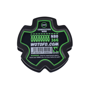 Authentic Wotofo NI80 Competition Heating Resistance Wire - 36GA (300 Feet / Spool)