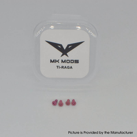 Authentic MK MODS Replacement Titanium Screws for Aspire Raga Aio Pod (4 PCS)