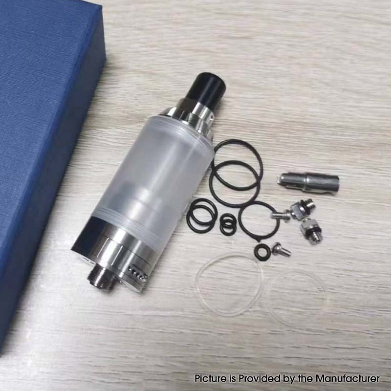 YFTK by-ka v8+ estilo mtl RTA-prata, 5,1 ml, 22mm de tanque reconstruível atomizador de tanque (conjunto padrão)