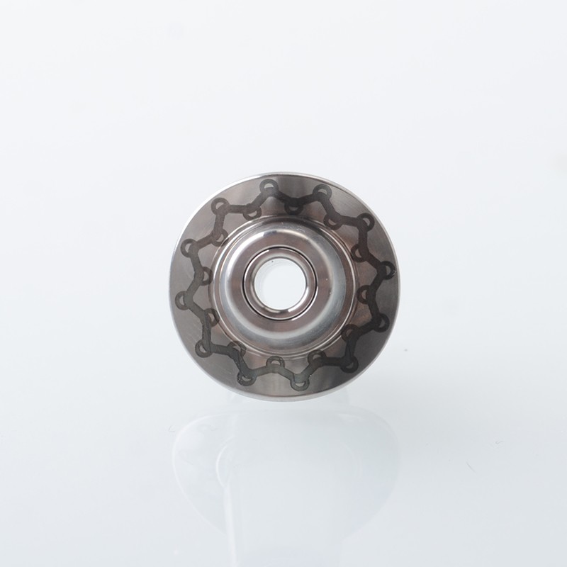 Authentic Auguse Cowboy 510 Drip Tip Set for RTA / RDA Atomizer - Silver