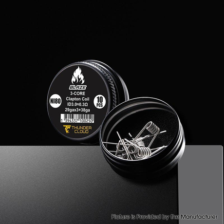 クールズ13 Authentic Thunder Cloud Blaze Ni80 Pre-Built 3-Core Clapton