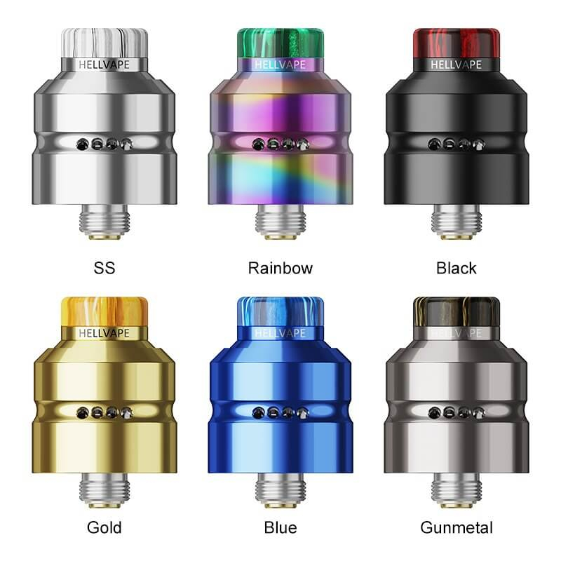 Authentic Hellvape Dead Rabbit Mini RDA – 20mm Rebuildable Dripper with BF Pin
