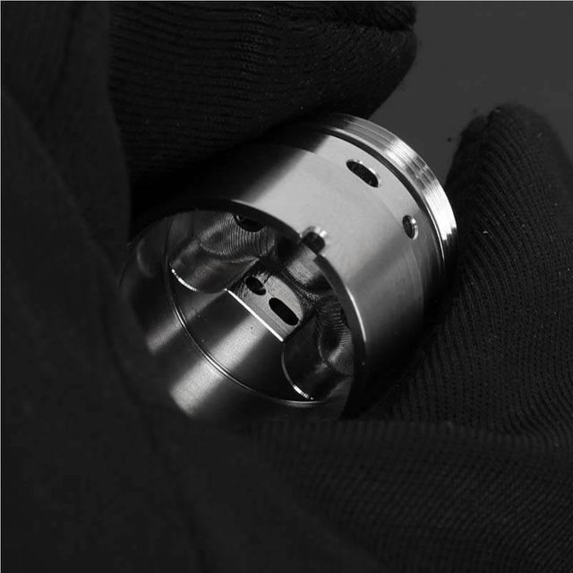 YFTK AFC Airflow Control Kit – Silver, for Flash e-Vapor FeV V4.5 V4.5S+ RTA