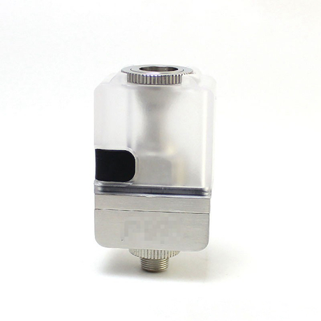 SXK Alien EVL Style RAB Bridge Tank for SXK BB / Billet Box - Silver, 316SS + PC, 4.0ml, 1.0 / 1.5 / 2.0 / 2.5 / 3.0mm