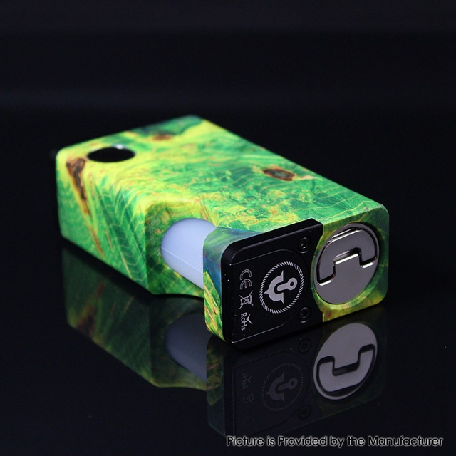 Authentic Ultroner Luna 80W Squonk Vape Box Mod, Aluminum + Stabilized Wood, 1 x 18650, 6.0ml
