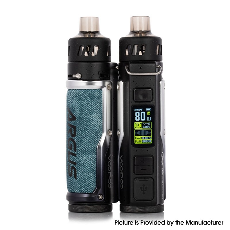Authentic Voopoo Argus Pro Pod System Vape Mod Kit VW 5~80W, 3000mAh, 4.5ml, 0.15ohm / 0.3ohm