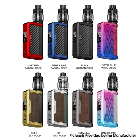 Authentic Lost Vape Centaurus Q200 Box Mod Kit with Centaurus Sub Ohm Tank VW5~200W, 2 x 18650, 5ml