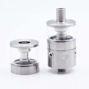 Rekavape pNeumatyca Style RTA Rebuildable Tank Atomizer - Silver, 316SS + Glass, 3.5ml, 22mm Diameter